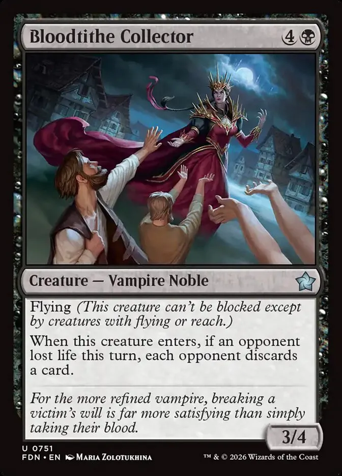 2024 Foundations Bloodtithe Collector uncommon #751 uncommon card image