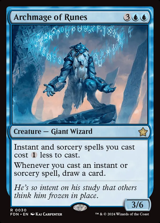 2024 Foundations Archmage of Runes #30 rare card image