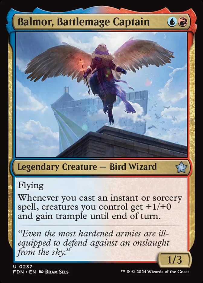 2024 Foundations Balmor, Battlemage Captain uncommon #237 uncommon card image