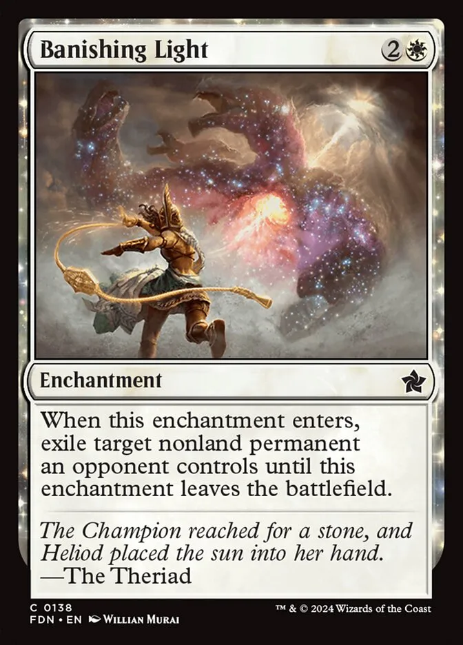 2024 Foundations Banishing Light common #138 common card image