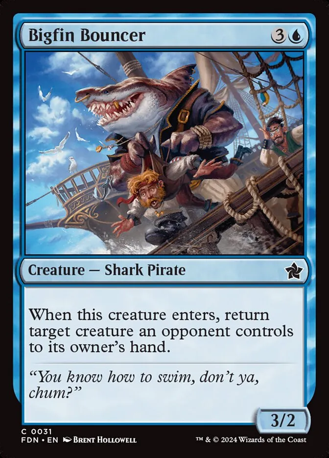 2024 Foundations Bigfin Bouncer common #31 common card image