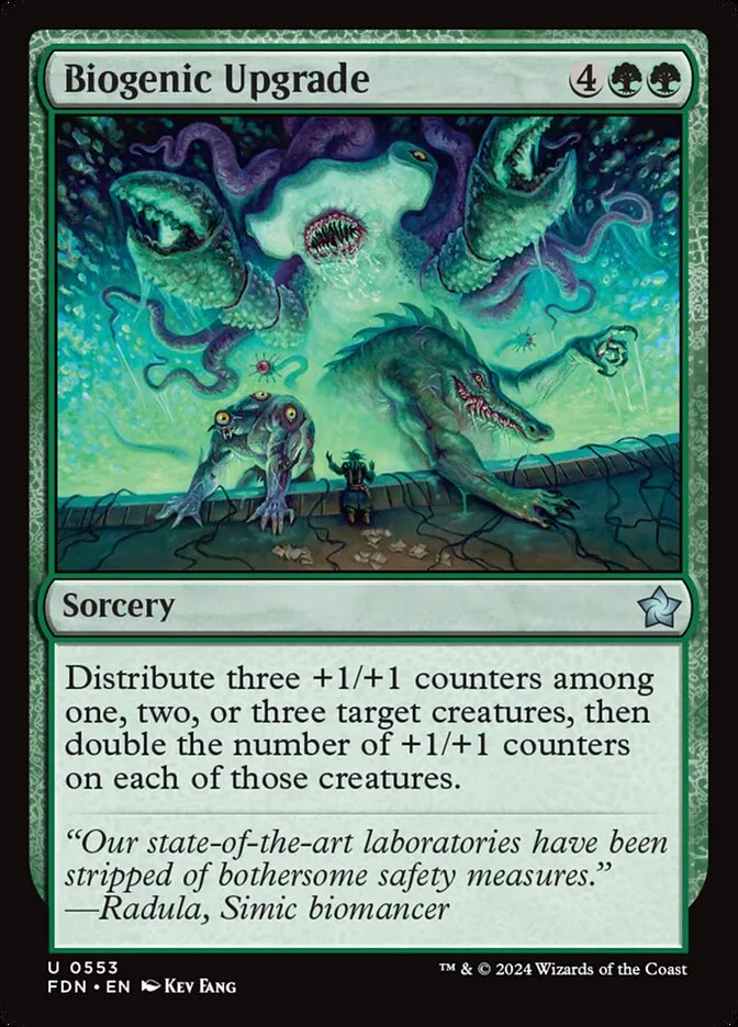2024 Foundations Biogenic Upgrade uncommon #553 uncommon card image