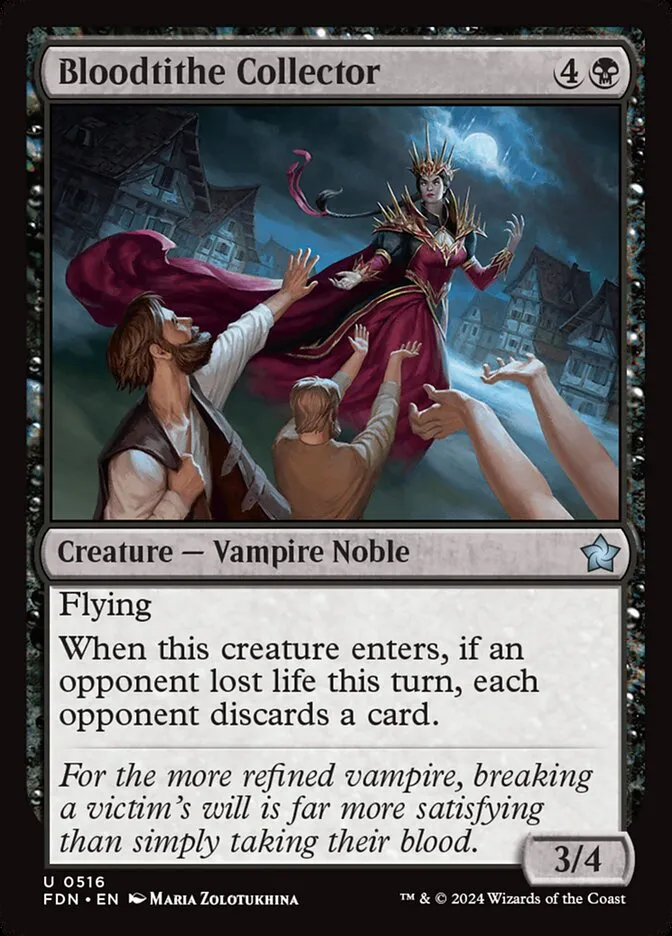 2024 Foundations Bloodtithe Collector uncommon #516 uncommon card image
