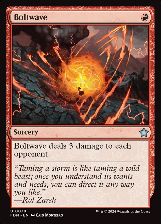 2024 Foundations Boltwave uncommon #79 uncommon card image