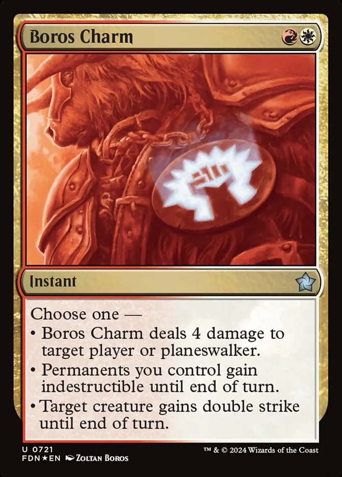 2024 Foundations Boros Charm uncommon #721 uncommon card image