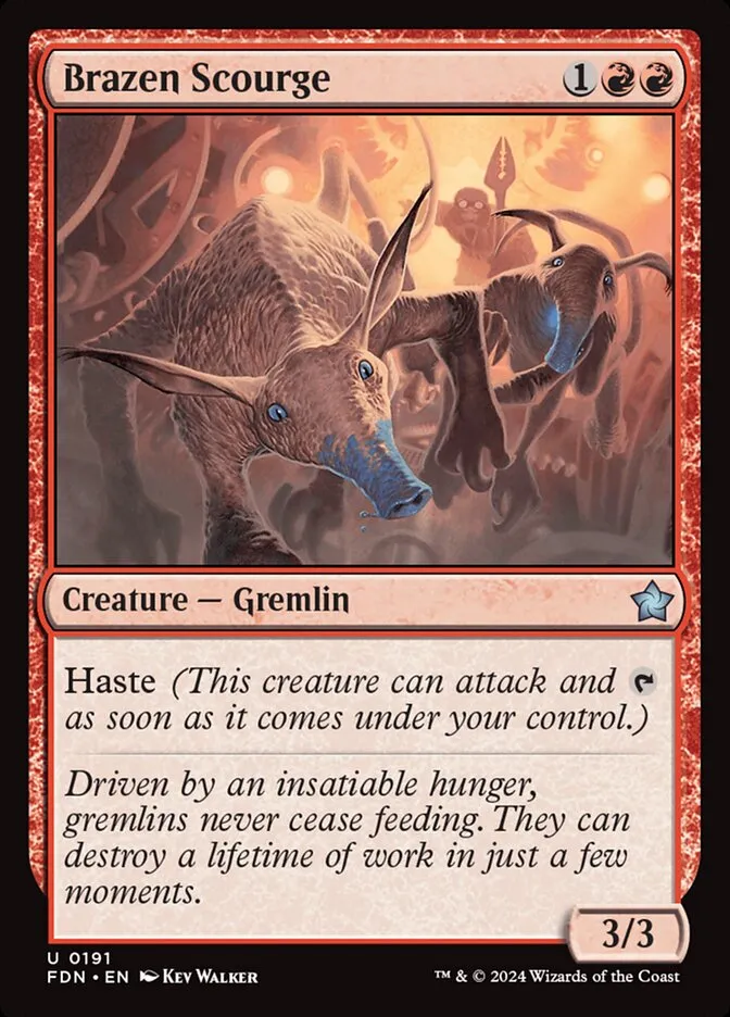 2024 Foundations Brazen Scourge uncommon #191 uncommon card image