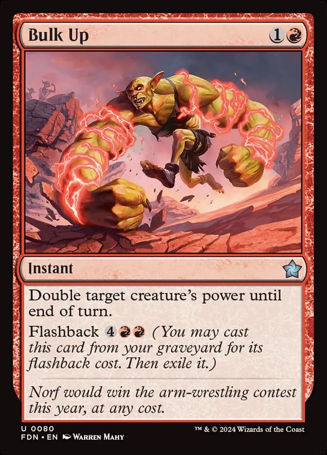 2024 Foundations Bulk Up uncommon #80 uncommon card image