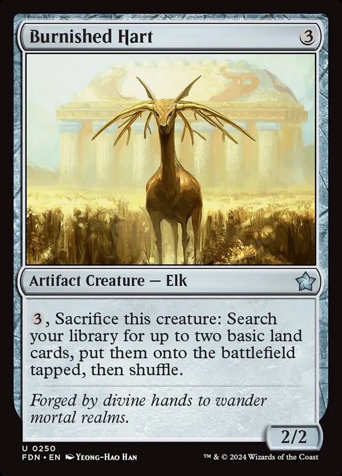 2024 Foundations Burnished Hart uncommon #250 uncommon card image