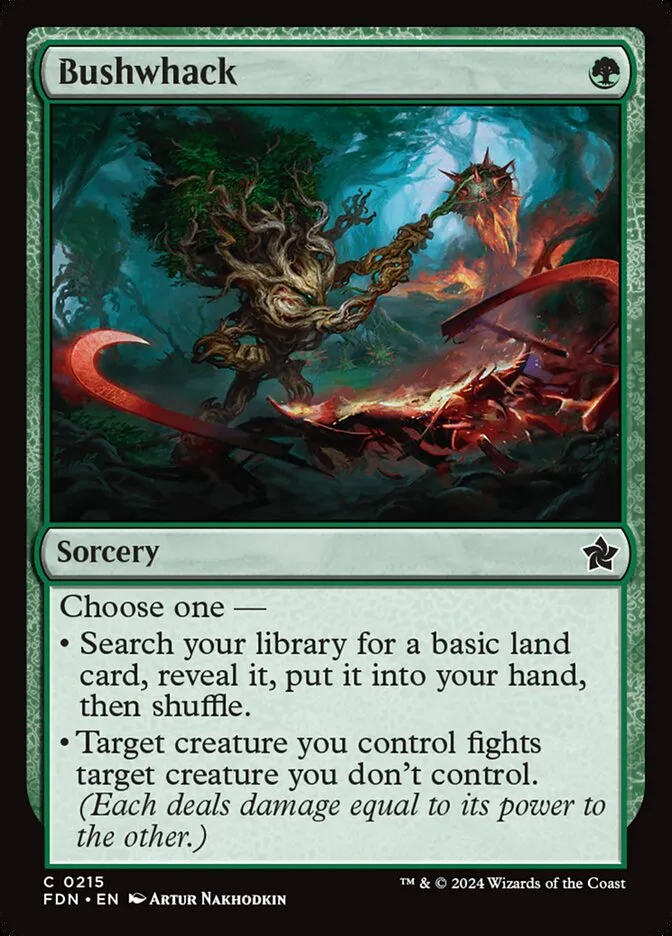 2024 Foundations Bushwhack common #215 common card image