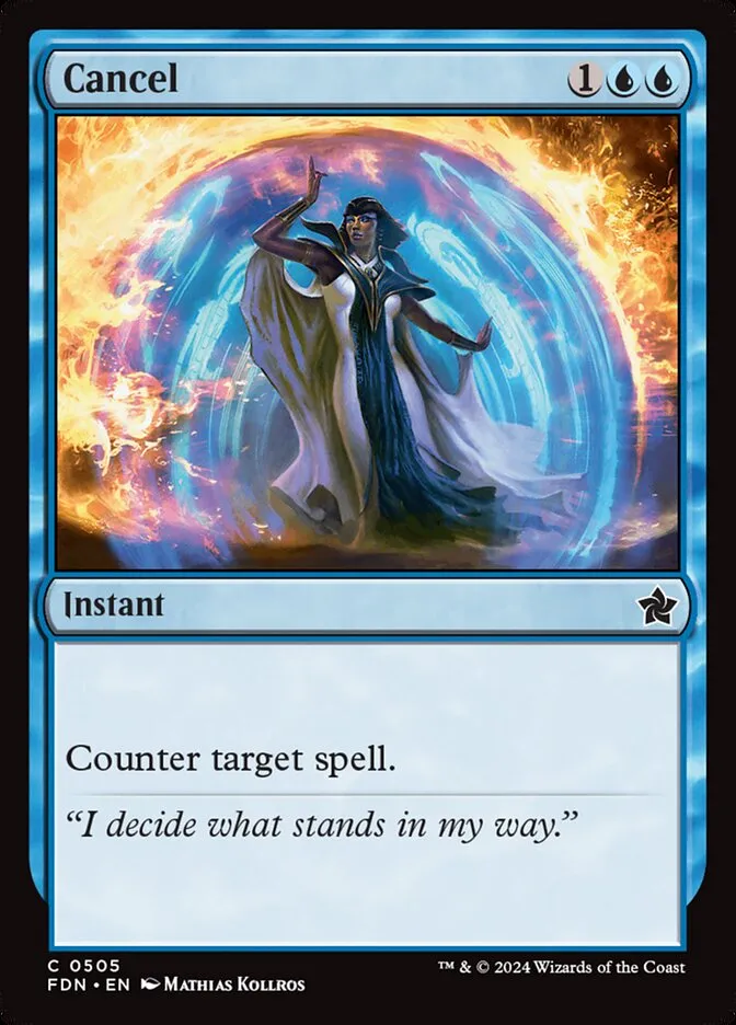 2024 Foundations Cancel common #505 common card image