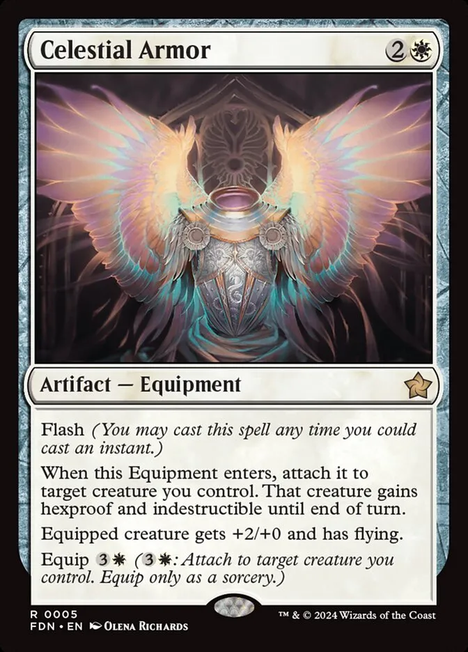 2024 Foundations Celestial Armor rare #5 rare card image