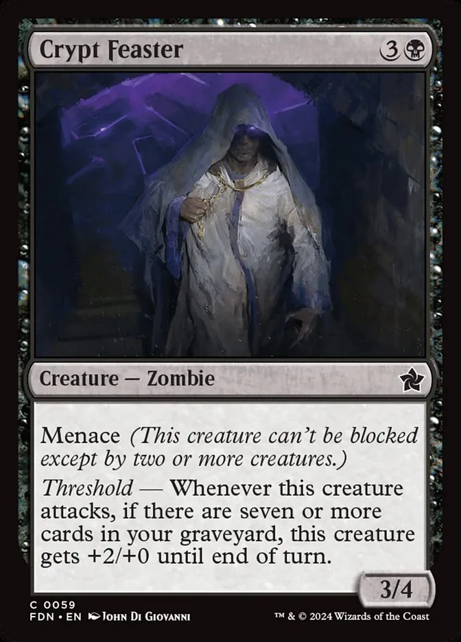 2024 Foundations Crypt Feaster common #59 common card image
