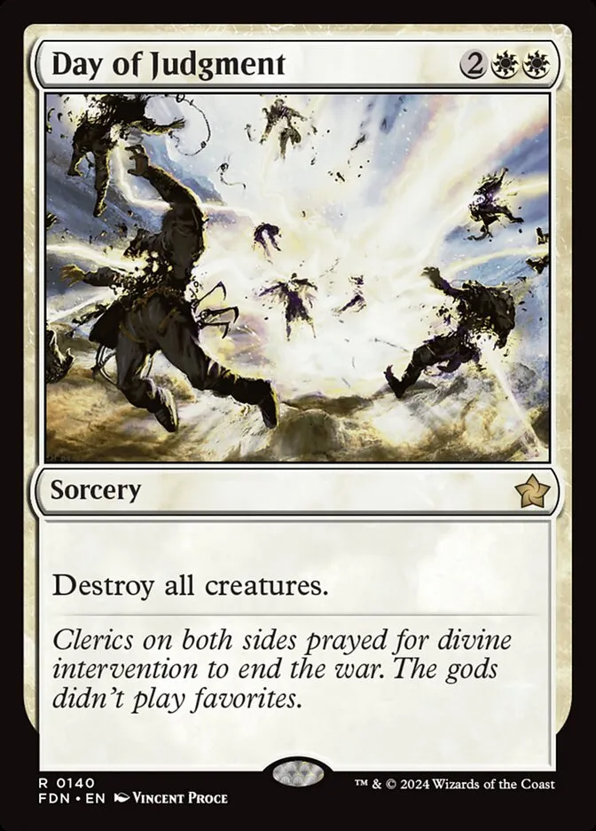 2024 Foundations Day of Judgment #140 rare card image