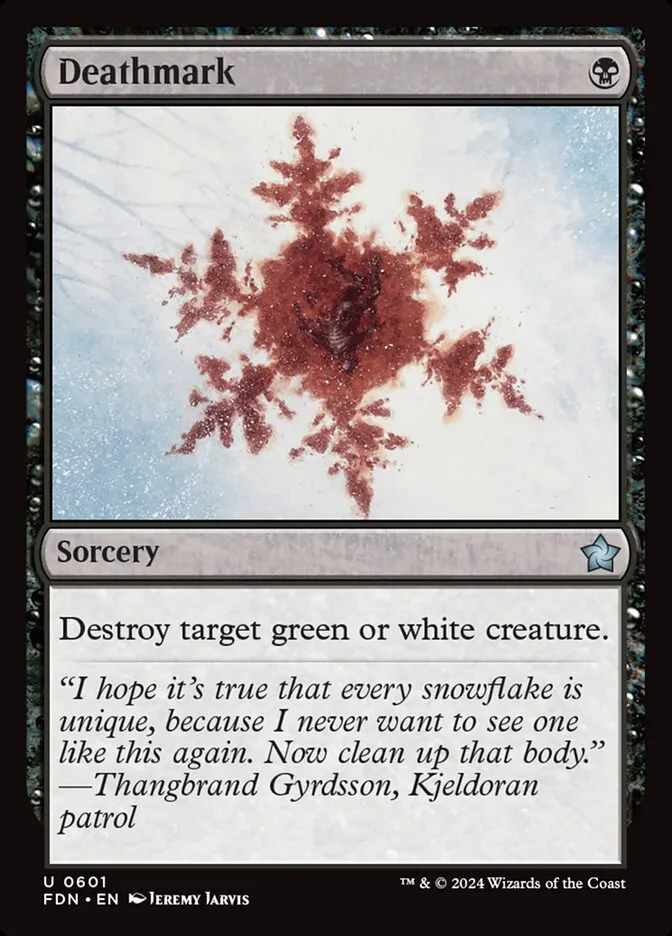 2024 Foundations Deathmark uncommon #601 uncommon card image