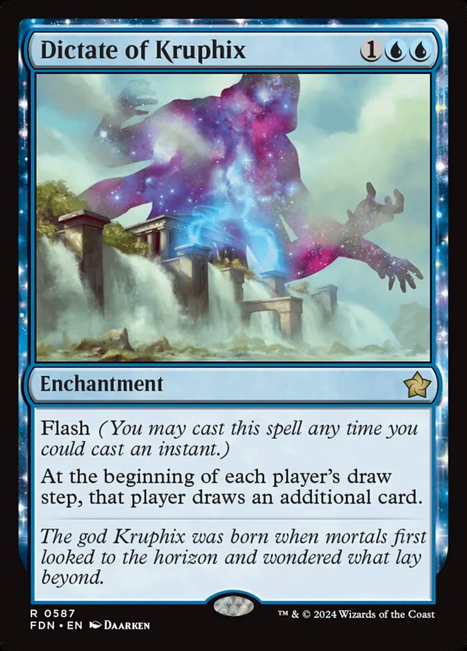 2024 Foundations Dictate of Kruphix #587 rare card image