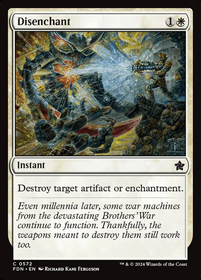 2024 Foundations Disenchant common #572 common card image