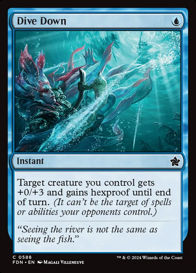 2024 Foundations Dive Down common #588 common card image