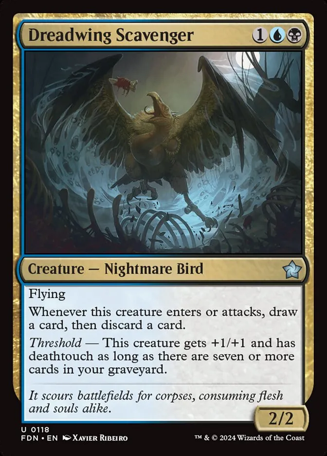 2024 Foundations Dreadwing Scavenger uncommon #118 uncommon card image