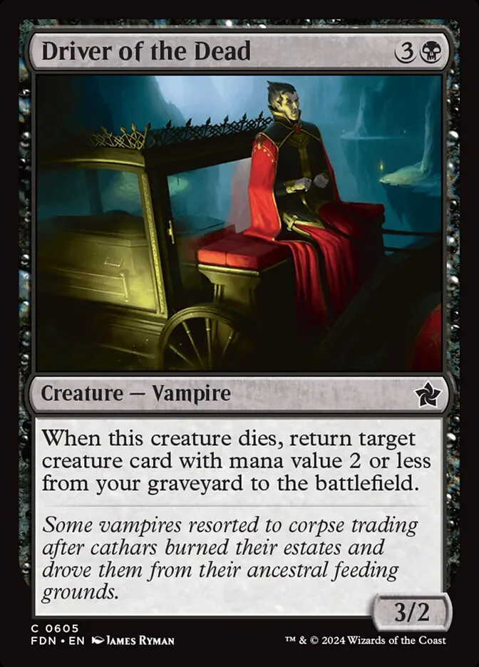 2024 Foundations Driver of the Dead #605 common card image