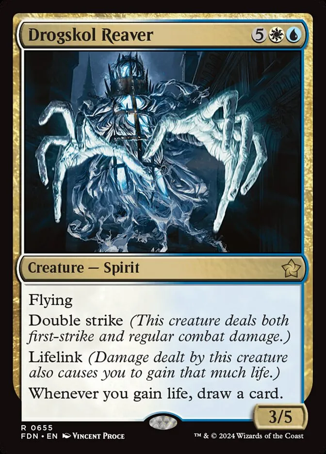 2024 Foundations Drogskol Reaver #655 rare card image