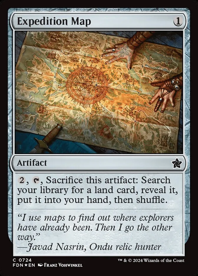 2024 Foundations Expedition Map common #724 common card image