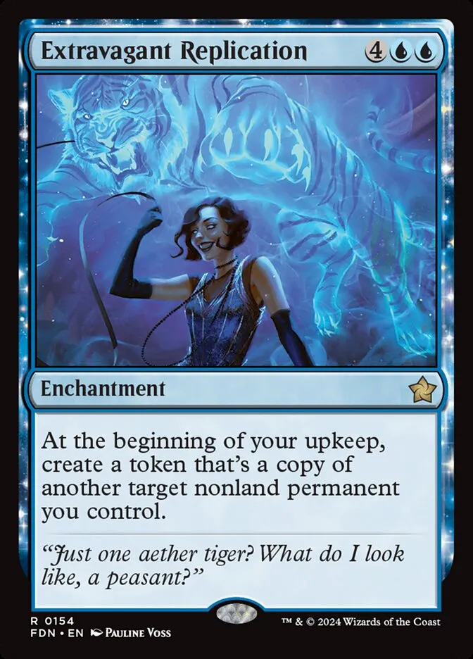 2024 Foundations Extravagant Replication rare #154 rare card image