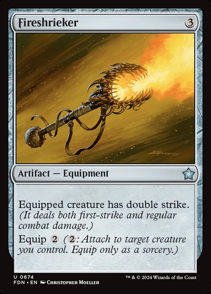 2024 Foundations Fireshrieker #674 uncommon card image