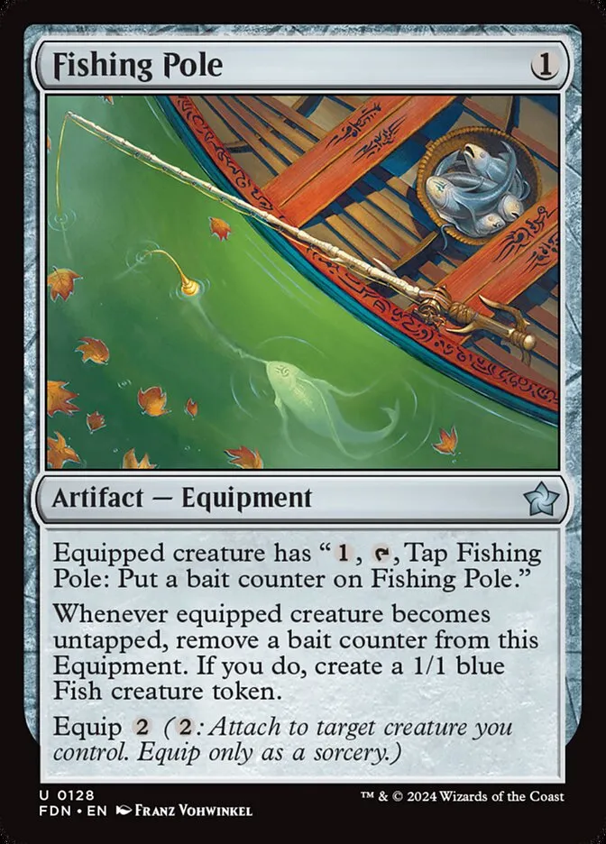 2024 Foundations Fishing Pole uncommon #128 uncommon card image