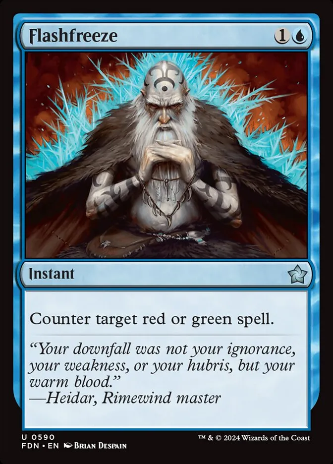 2024 Foundations Flashfreeze uncommon #590 uncommon card image