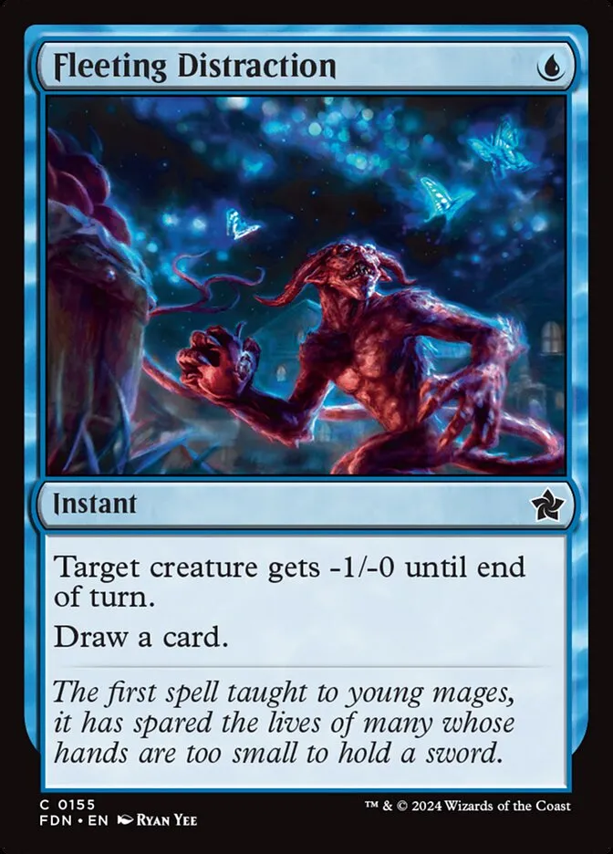 2024 Foundations Fleeting Distraction common #155 common card image