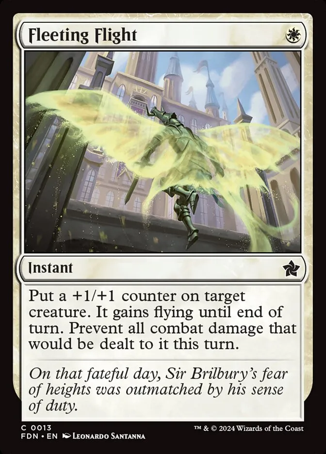 2024 Foundations Fleeting Flight common #13 common card image