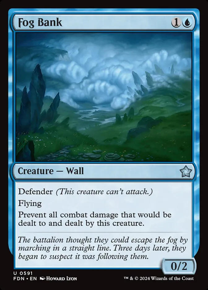 2024 Foundations Fog Bank #591 uncommon card image