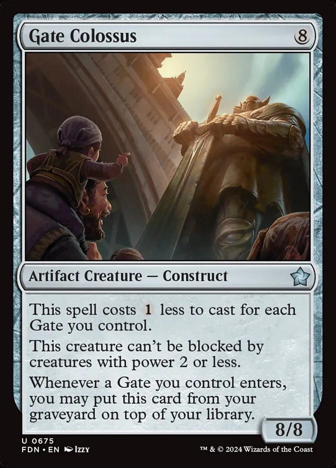 2024 Foundations Gate Colossus #675 uncommon card image