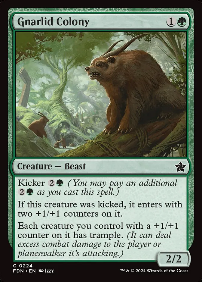 2024 Foundations Gnarlid Colony common #224 common card image