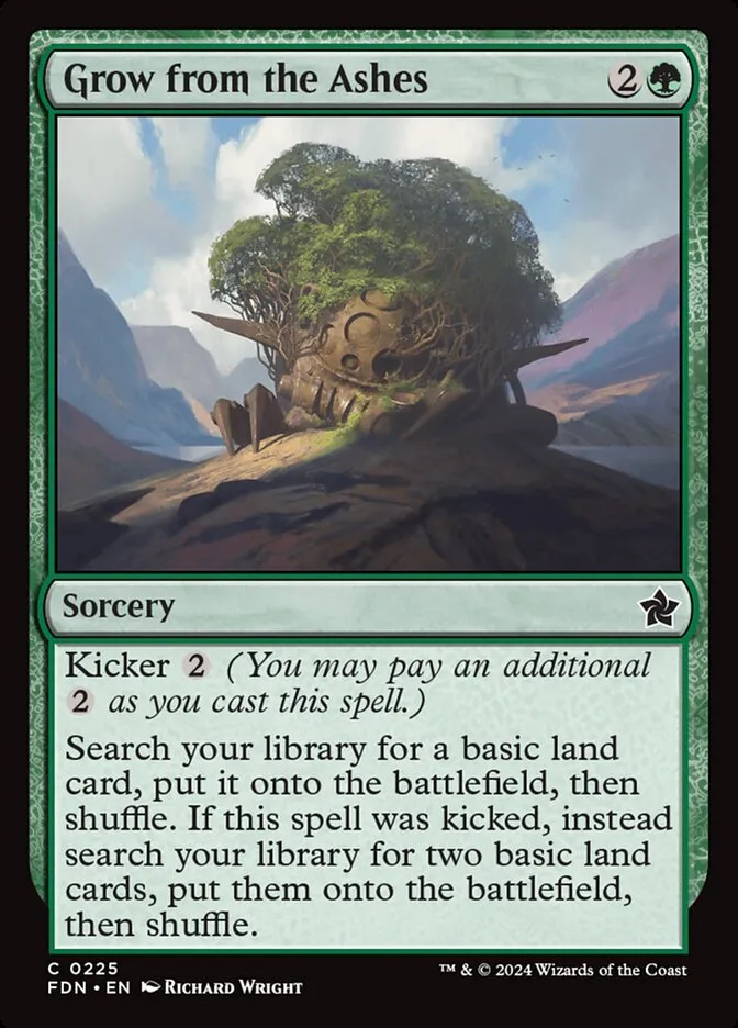 2024 Foundations Grow from the Ashes #225 common card image