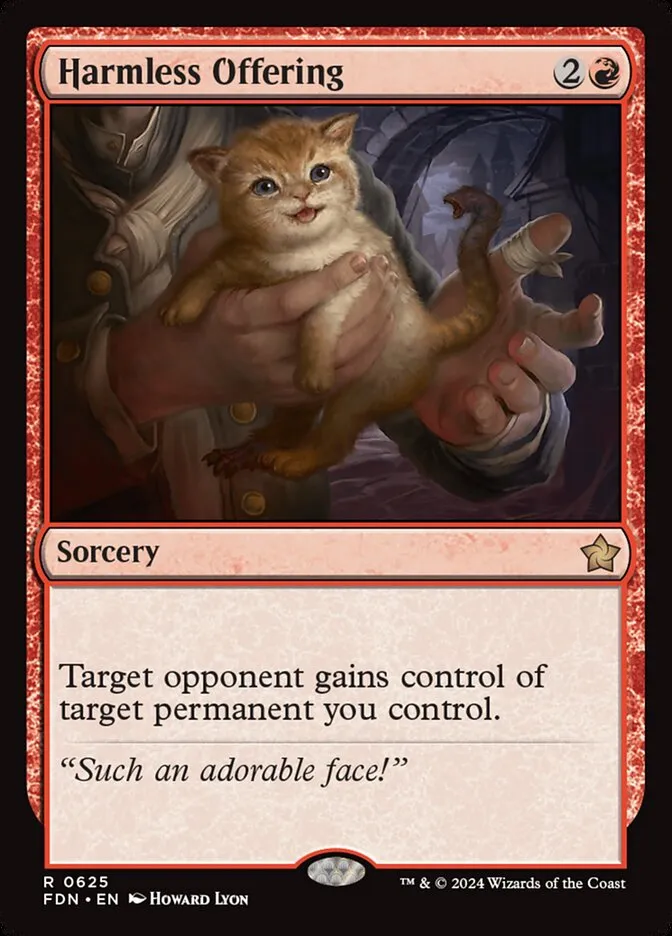 2024 Foundations Harmless Offering rare #625 rare card image