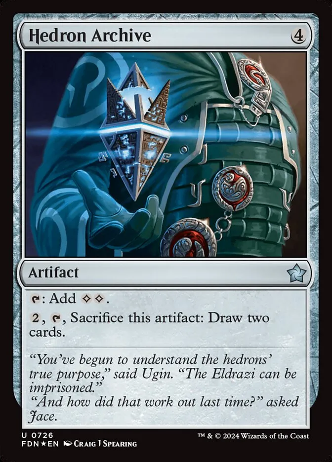 2024 Foundations Hedron Archive uncommon #726 uncommon card image