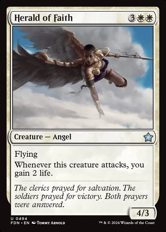 2024 Foundations Herald of Faith #494 uncommon card image