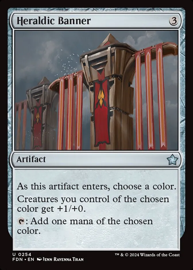 2024 Foundations Heraldic Banner uncommon #254 uncommon card image