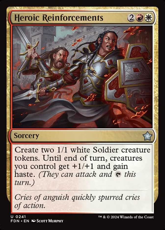 2024 Foundations Heroic Reinforcements #241 uncommon card image