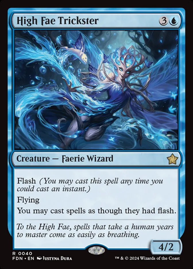 2024 Foundations High Fae Trickster #40 rare card image