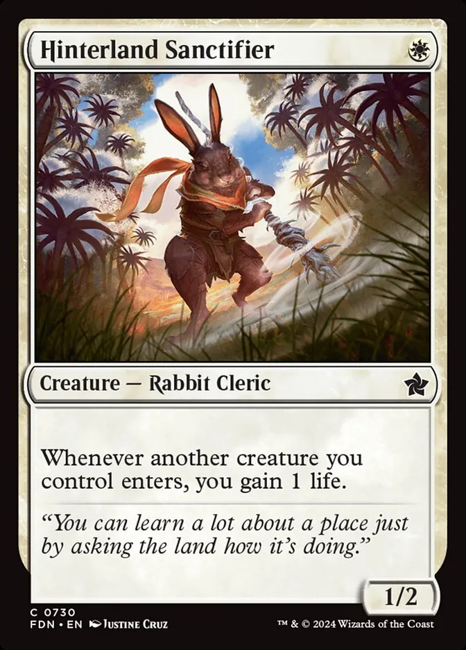 2024 Foundations Hinterland Sanctifier common #730 common card image