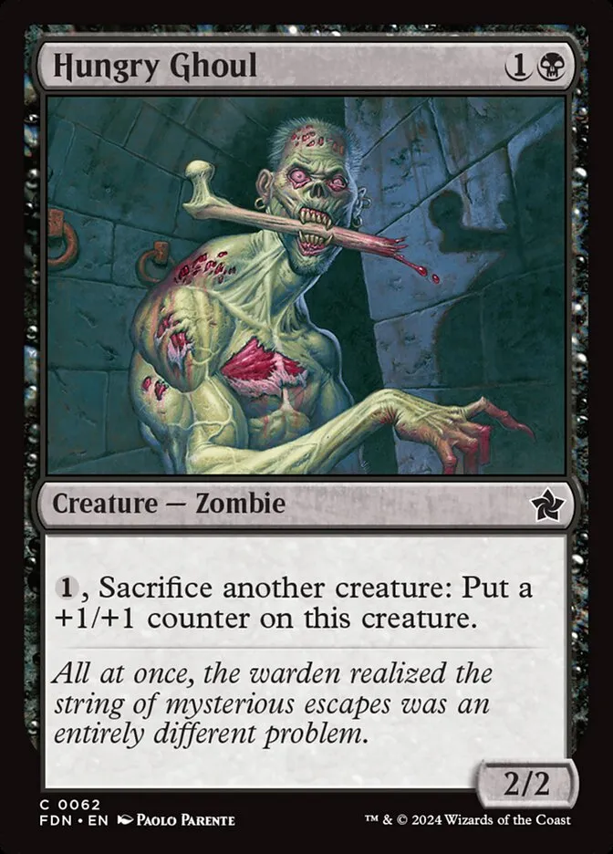 2024 Foundations Hungry Ghoul #62 common card image