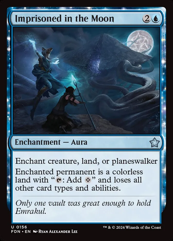 2024 Foundations Imprisoned in the Moon #156 uncommon card image