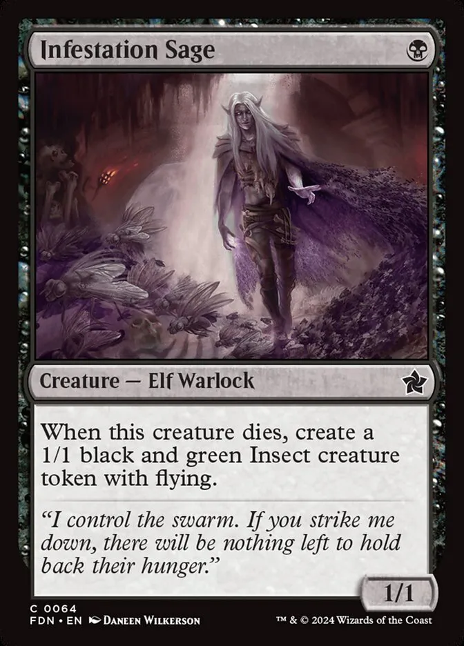 2024 Foundations Infestation Sage common #64 common card image