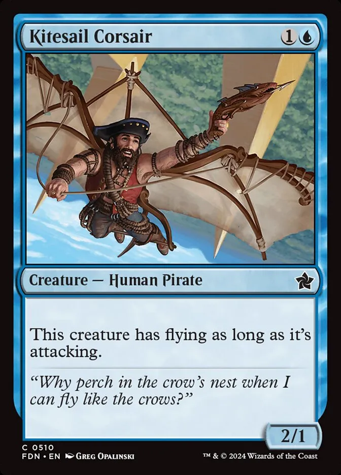 2024 Foundations Kitesail Corsair #510 common card image