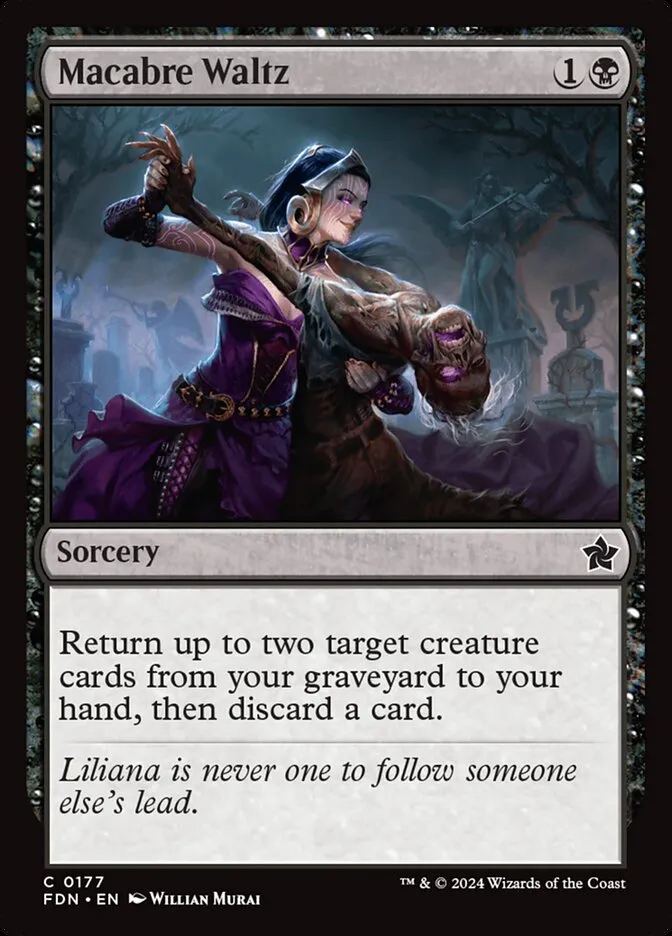2024 Foundations Macabre Waltz common #177 common card image