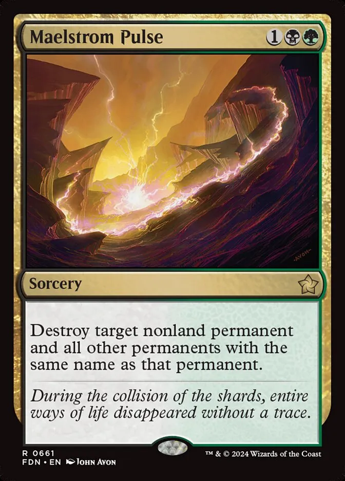 2024 Foundations Maelstrom Pulse rare #661 rare card image
