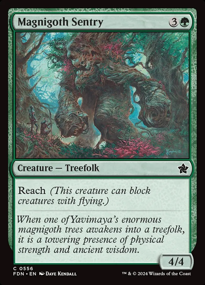 2024 Foundations Magnigoth Sentry common #556 common card image