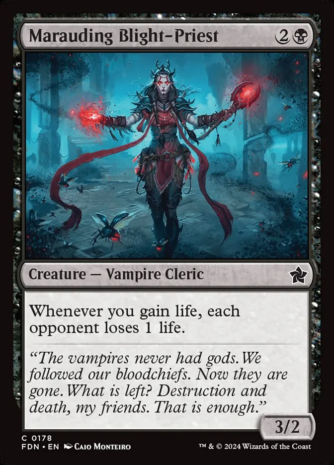 2024 Foundations Marauding Blight-Priest common #178 common card image